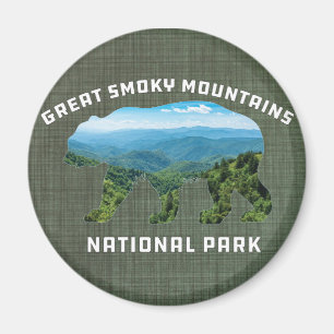 Great Smoky Mountains Nationalpark Bär Souvenir Magnet