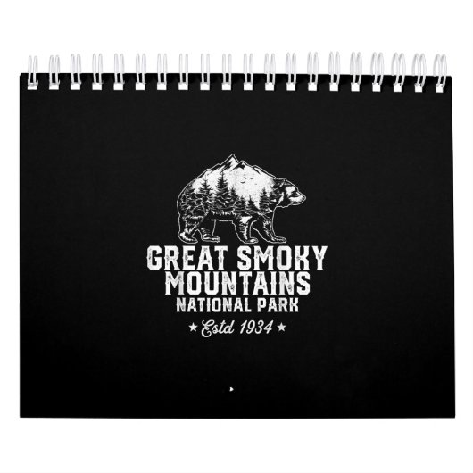 Great Smoky Mountains Nationalpark Bär Vintag Kalender (Titelbild)