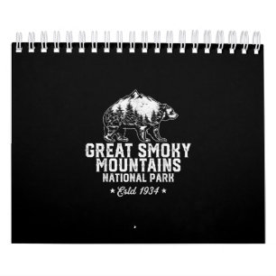 Great Smoky Mountains Nationalpark Bär Vintage Kalender