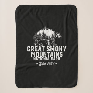 Great Smoky Mountains Nationalpark Bär Vintage Sherpadecke