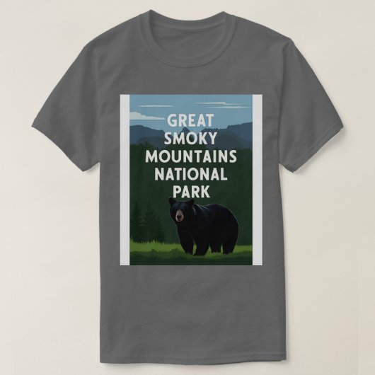 Great Smoky Mountains Nationalpark Parco Civico-Ci T-Shirt (Design vorne)