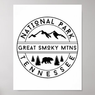Great Smoky Mountains Nationalpark Tennessee Natur Poster