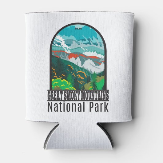 Great Smoky Mountains Nationalpark Vintag Dosenkühler (Vorderseite)