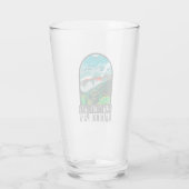 Great Smoky Mountains Nationalpark Vintag Glas (Rückseite)