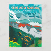 Great Smoky Mountains Nationalpark Vintag Postkarte (Vorderseite)
