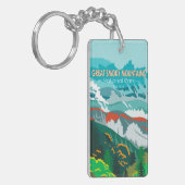 Great Smoky Mountains Nationalpark Vintag Schlüsselanhänger (Vorderseite links)