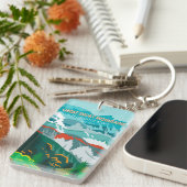 Great Smoky Mountains Nationalpark Vintag Schlüsselanhänger (Vorderseite rechts)