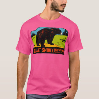 Great Smoky Mountains Nationalpark Vintage Reise T-Shirt