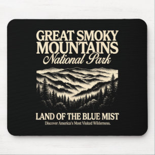 Great Smoky Mountains Nationalpark Vintage-Wanderu Mousepad