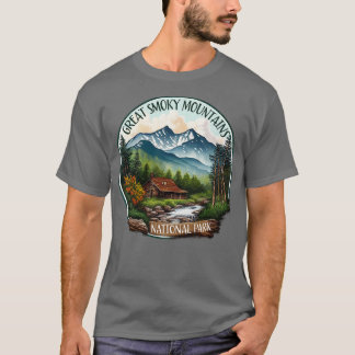 Great Smoky Mountains Nationalpark Vintages Design T-Shirt