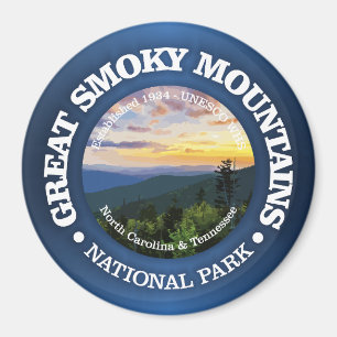 Great Smoky Mountains NP (rd)2 Magnet