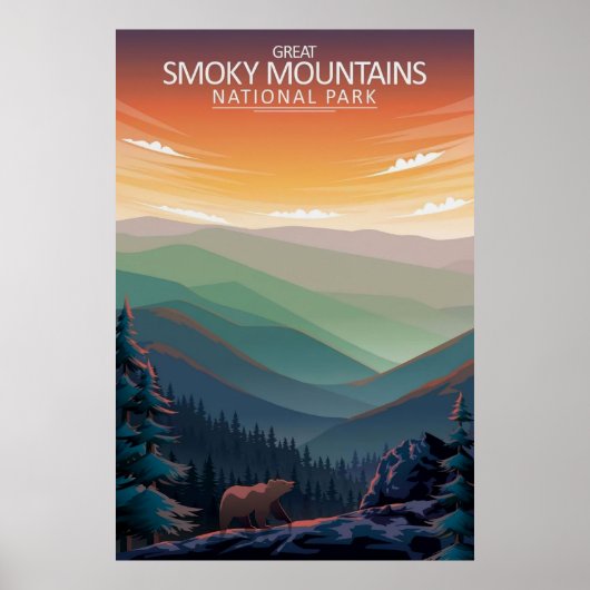 Great Smoky Mountains Poster (Vorne)
