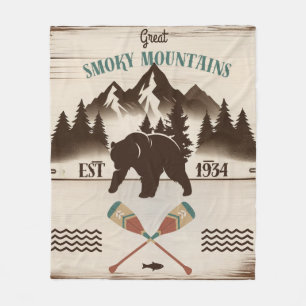 Great Smoky Mountains, TN Bär Fleecedecke