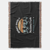 Great Smoky Mountains US National Park Camping Decke (Vorderseite Vertikal)