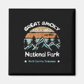 Great Smoky Mountains US National Park Camping Magnet (Vorne)