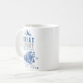 Great Smoky Mountains Vintage Bear – National Park Kaffeetasse (Vorderseite Links)