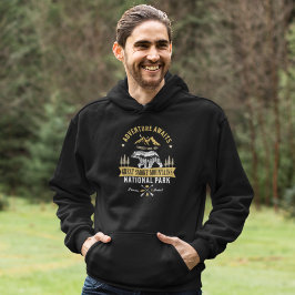 Great Smoky Mountains Vintage Forest Landscape Hoodie