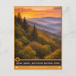 Great Smoky Mountains | Vintage-Postkarte Postkarte