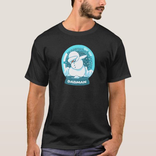 Great Snowball Snowman Snow Globe Christmas Eve Xm T-Shirt (Vorderseite)