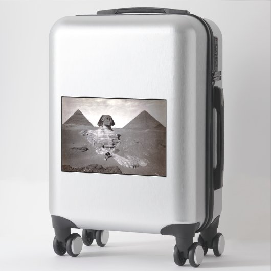 Great Sphinx & Giza Pyramids Necropolis Ägypten Aufkleber (Koffer)