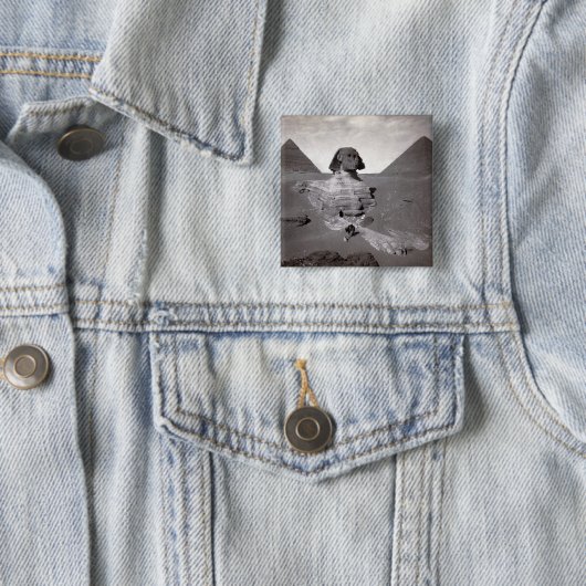 Great Sphinx & Giza Pyramids Necropolis Ägypten Button (Beispiel)