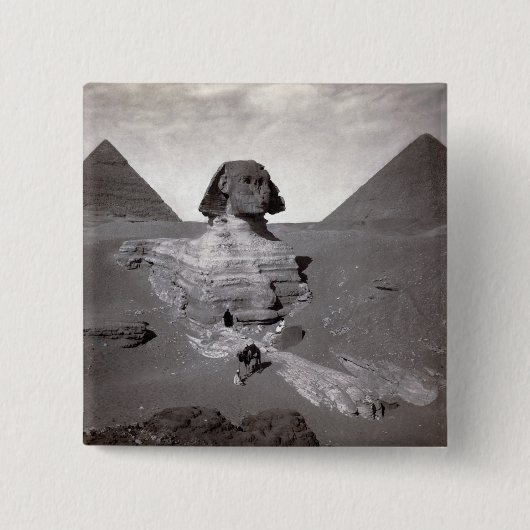 Great Sphinx & Giza Pyramids Necropolis Ägypten Button (Vorderseite)
