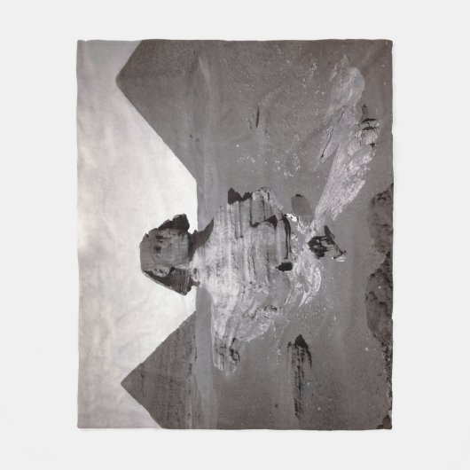 Great Sphinx & Giza Pyramids Necropolis Ägypten Fleecedecke (Vorderseite)