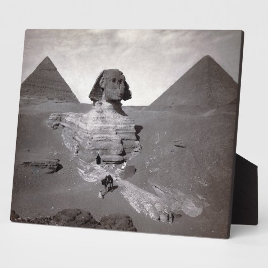 Great Sphinx & Giza Pyramids Necropolis Ägypten Fotoplatte (Seite)