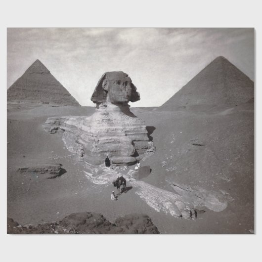 Great Sphinx & Giza Pyramids Necropolis Ägypten Geschenkpapier (Flach)