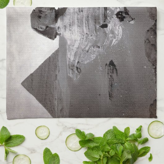 Great Sphinx & Giza Pyramids Necropolis Ägypten Geschirrtuch (Gefaltet)