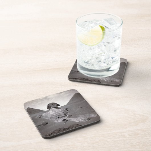 Great Sphinx & Giza Pyramids Necropolis Ägypten Getränkeuntersetzer (Rechte Seite)