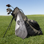 Great Sphinx & Giza Pyramids Necropolis Ägypten Golfhandtuch (Gras)