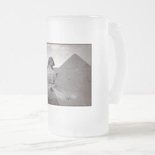 Great Sphinx & Giza Pyramids Necropolis Ägypten Mattglas Bierglas (VorderseiteRechts)