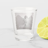 Great Sphinx & Giza Pyramids Necropolis Ägypten Schnapsglas (Rückseite)