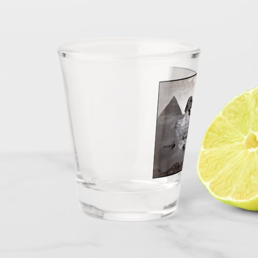 Great Sphinx & Giza Pyramids Necropolis Ägypten Schnapsglas (Links)