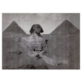 Great Sphinx & Giza Pyramids Necropolis Ägypten Schneidebrett (Vorderseite)
