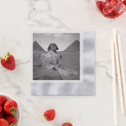 Great Sphinx & Giza Pyramids Necropolis Ägypten Serviette (Beispiel)