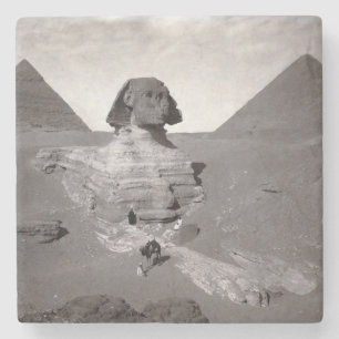 Great Sphinx & Giza Pyramids Necropolis Ägypten Steinuntersetzer