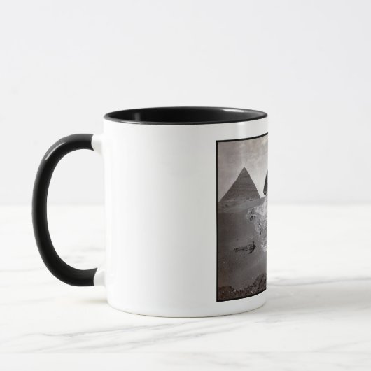 Great Sphinx & Giza Pyramids Necropolis Ägypten Tasse (Links)