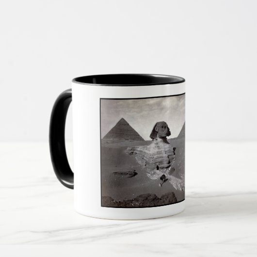 Great Sphinx & Giza Pyramids Necropolis Ägypten Tasse (Vorderseite Links)