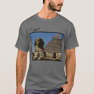 Great Sphinx Statue Giza Kairo Ägypten Foto T-Shirt