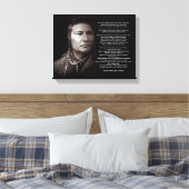 Great Spirit Ancient Gebet Zitat Leinwanddruck (Insitu (Schlafzimmer))