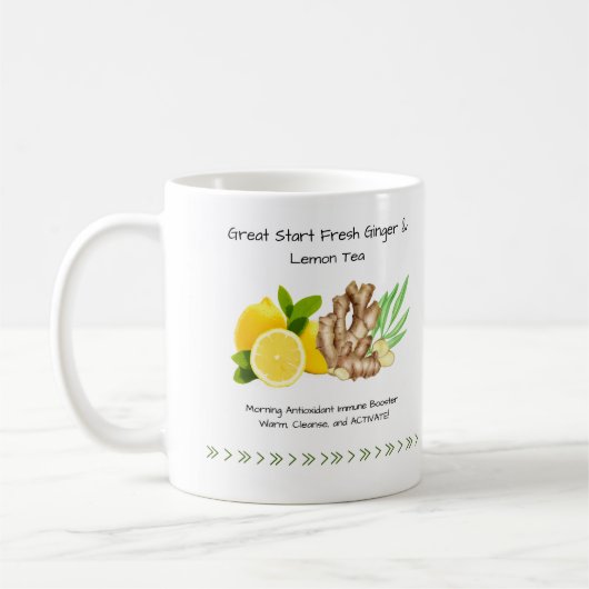 Great Start Fresh Lemon and Ginger Teezeremonie Ta Kaffeetasse (Links)