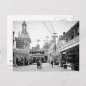Great Steeplechase, Bowery, Coney Island 1903 Postkarte (Vorne/Hinten)
