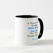 Great Teacher Makes Numbers Come Alive Students Tasse (VorderseiteRechts)