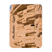 Great Temple of Abu Simbel - Ramses II - Egypt Magnet (Vertikal)