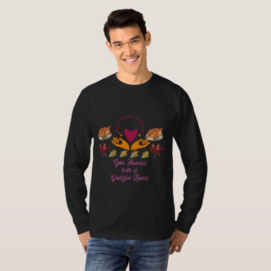 Great thanks giving day T-Shirt (Vorne ganz)