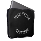 Great Things Take Time Laptop Sleeve (Vorne Rechts)