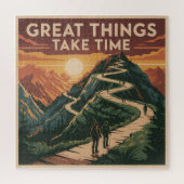 Great Things Take Time Puzzle (Vertikal)