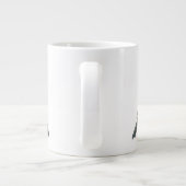 Great Tit Personalized Bird Mug Jumbo-Tasse (Rückseite)